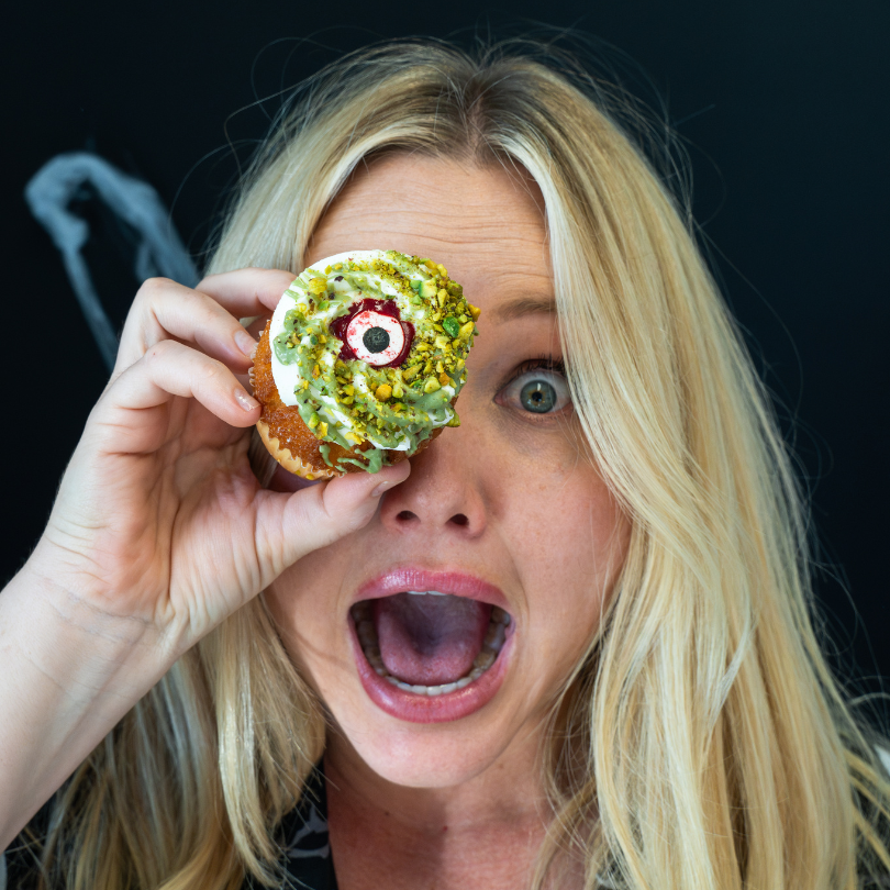 Oozy Eyeball Cupcakes
