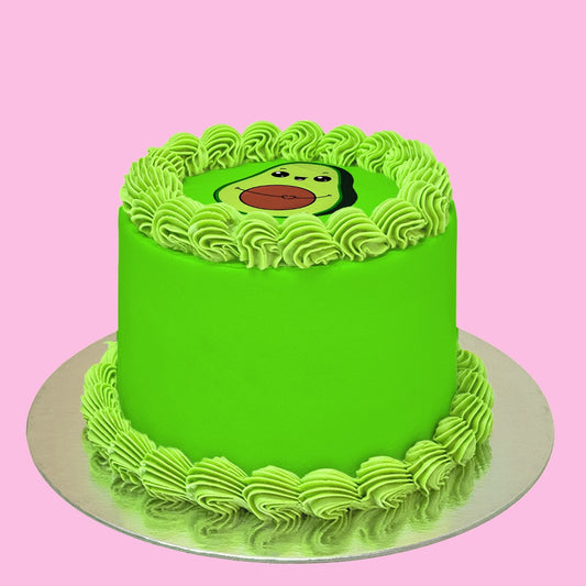 Avocado Smile Cake