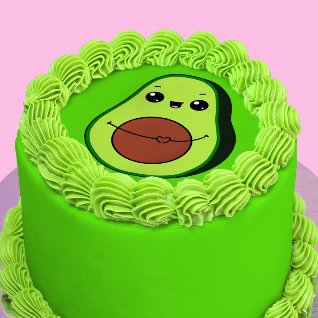 Avocado Smile Cake