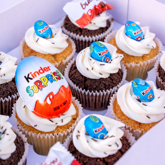 Easter Kinder Ooze Cupcakes