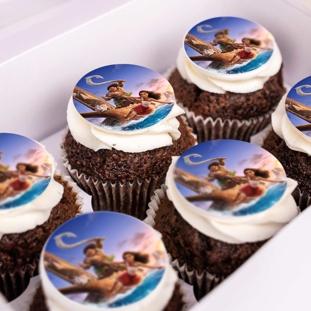 Moana Cupcakes
