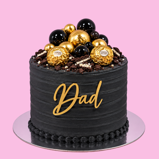 Father's Day Noir Ooze Cake