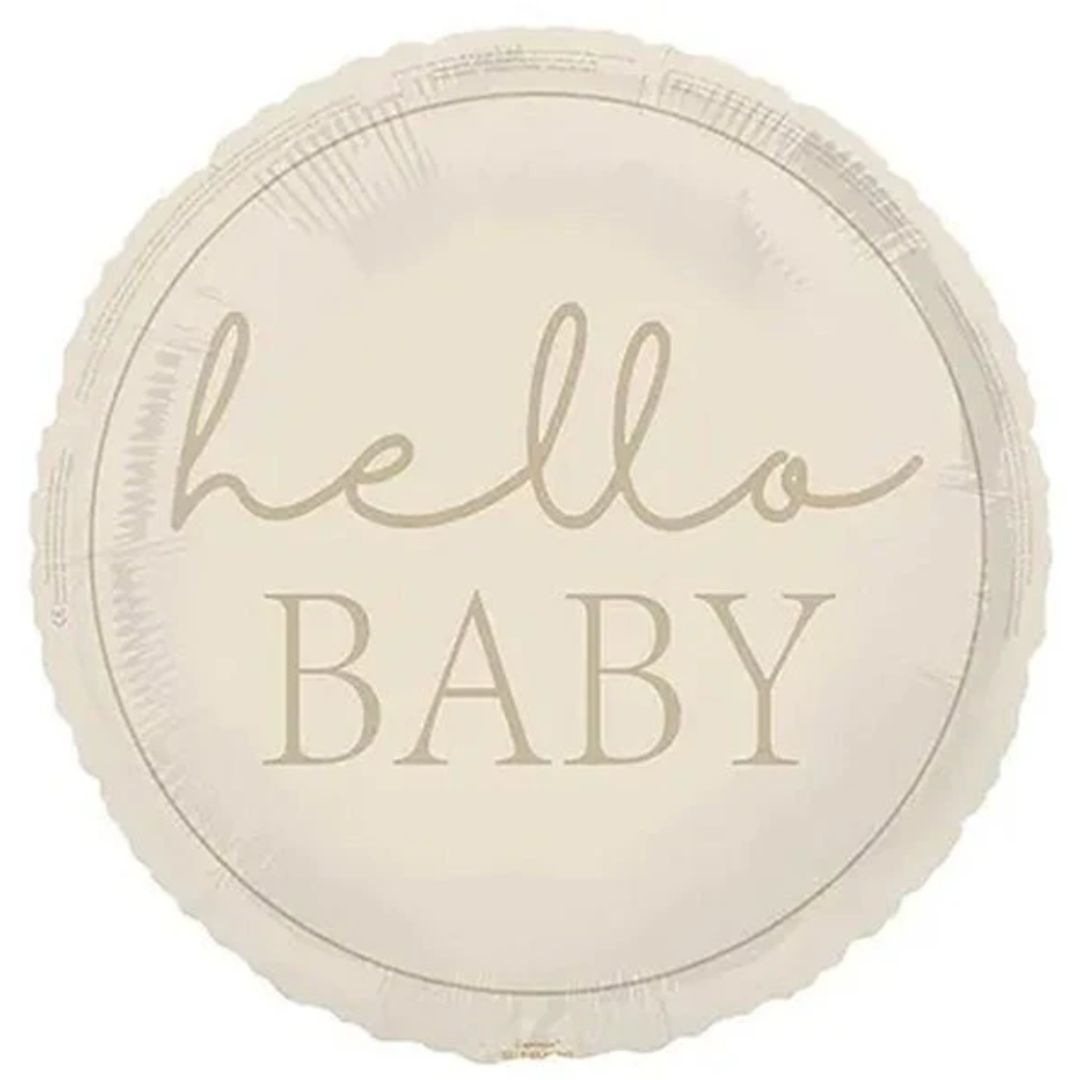 Large Helium Hello Baby Balloon (45cm)