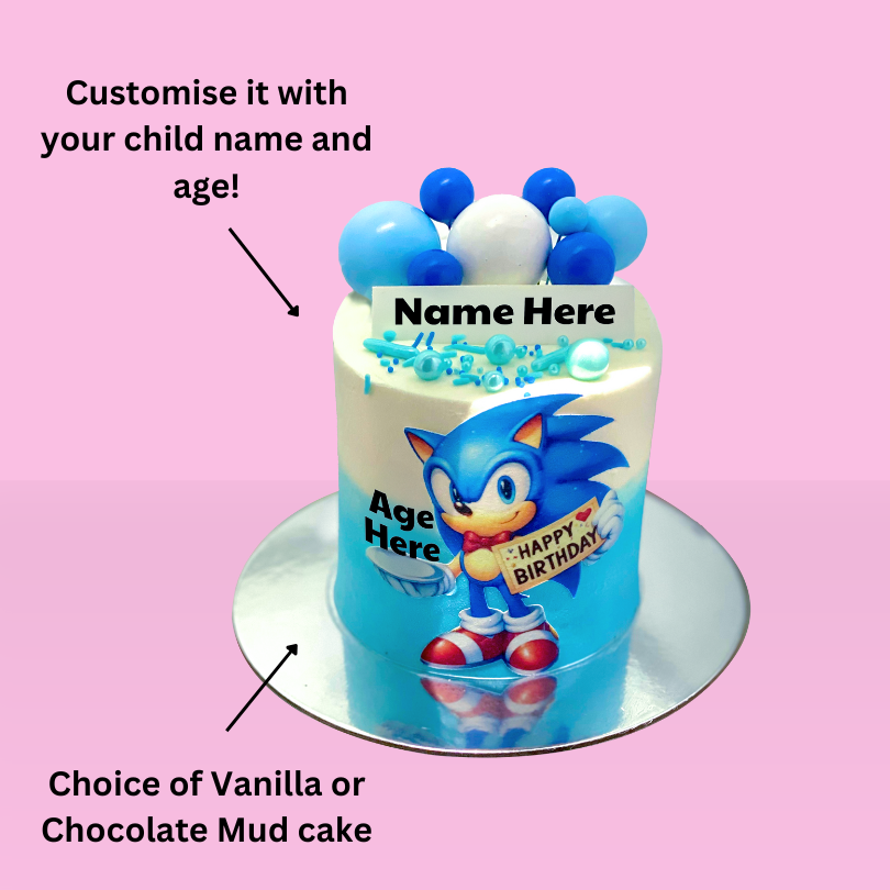 Sonic Custom Cake