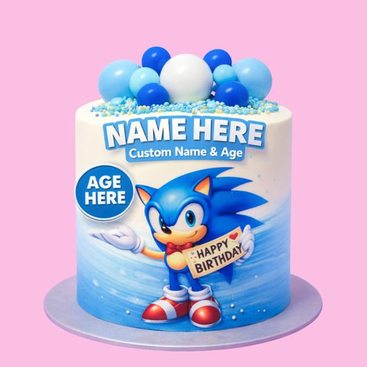 Sonic Custom Cake