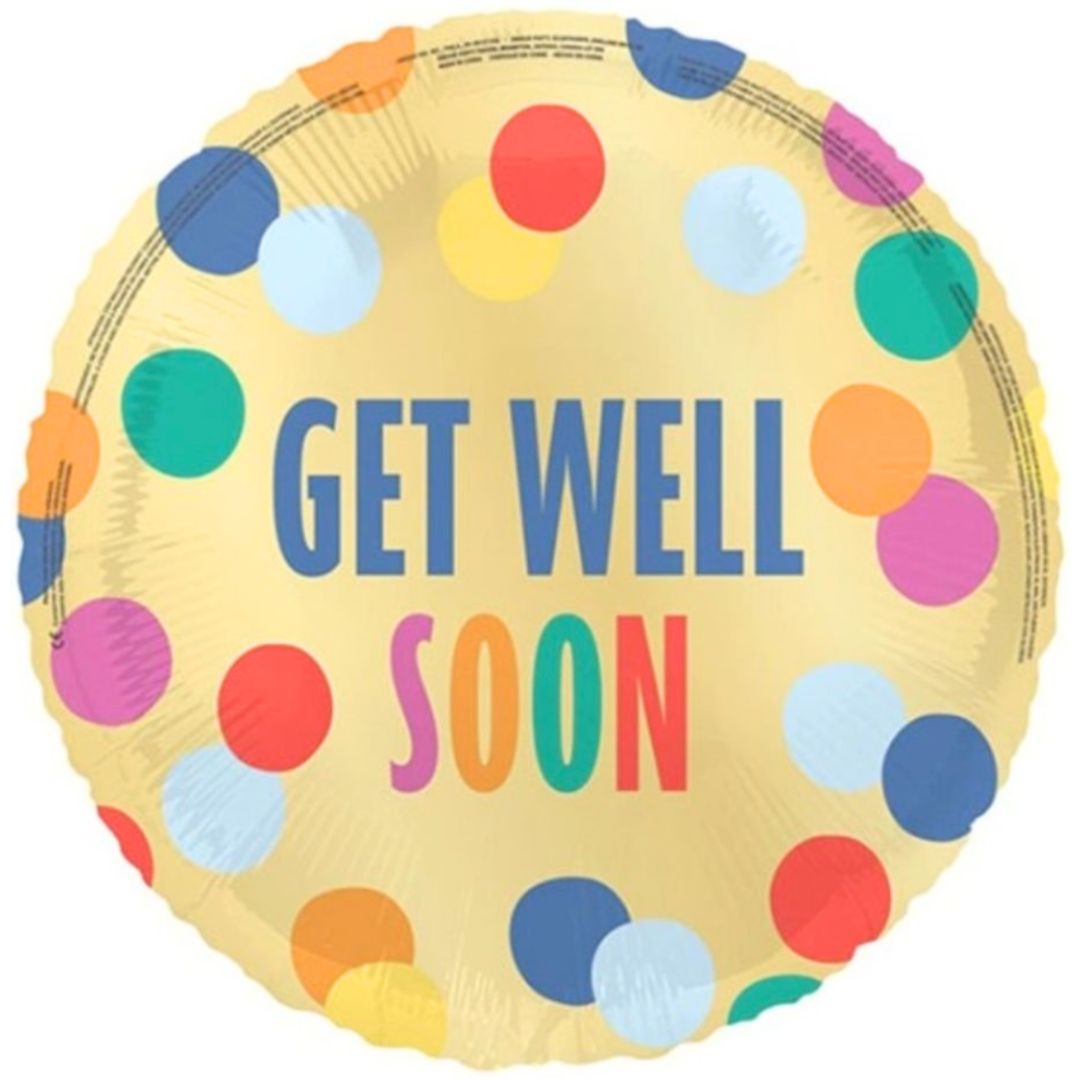Large Helium Get Well Balloon (45cm)