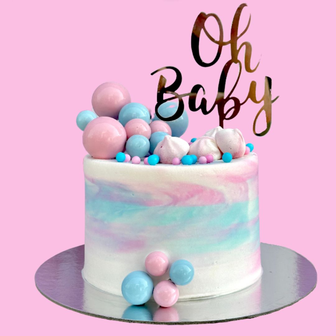 Gender Reveal Cake