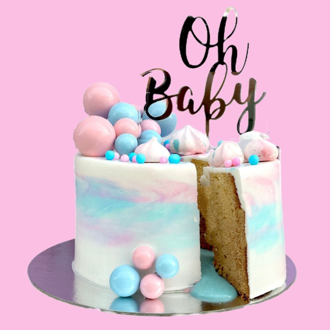 Gender Reveal Cake