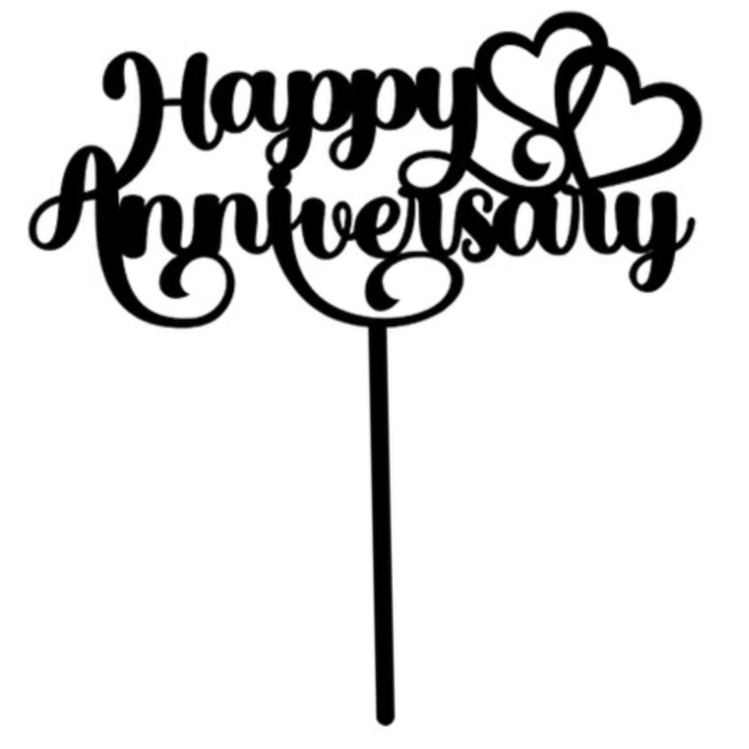 Happy Anniversary Topper