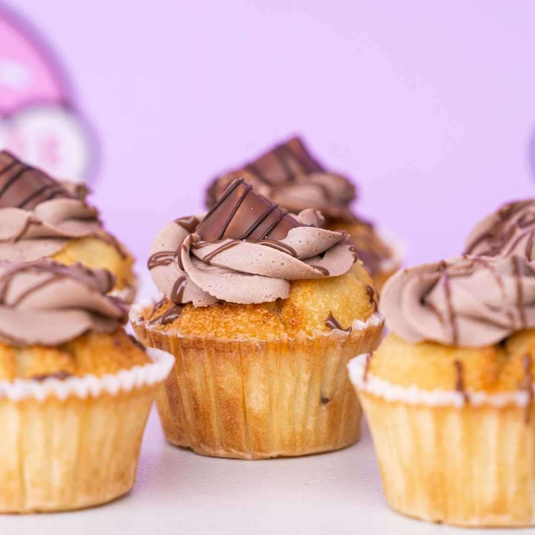 Nutella Cupcakes in pack of 6 delivery gold coast