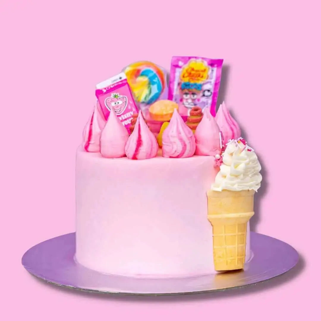 Girl Gender reveal and birthday cakes delivery on the gold coast
