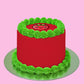 Strawberry Smile Cake