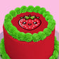 Strawberry Smile Cake