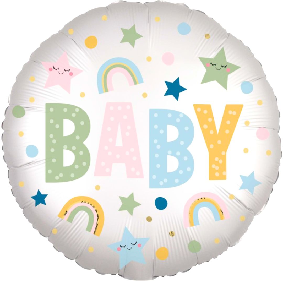 Large Helium Baby Balloon (45cm)