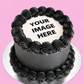 Noir Vintage Custom Cake