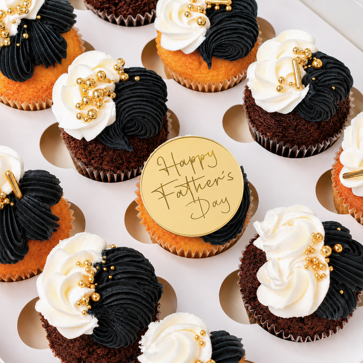 The Noir Father's Day Cupcakes