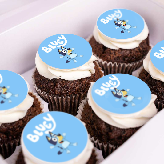 Bluey Cupcakes