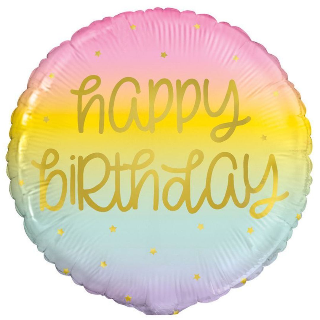 Large Helium Pastel HB Balloon (45cm)