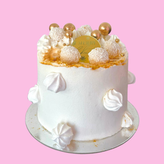 White Christmas Cake